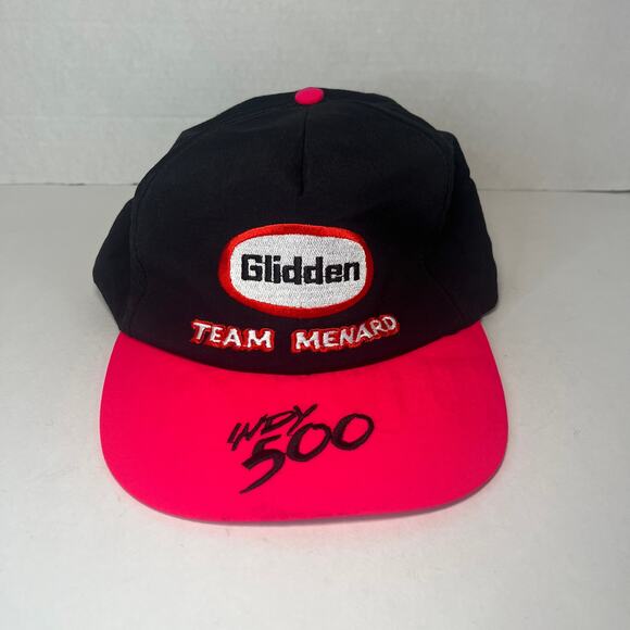 Vintage Indy 500 Giddan Team Menard Snapback Trucker Hat One Size - Picture 1 of 6